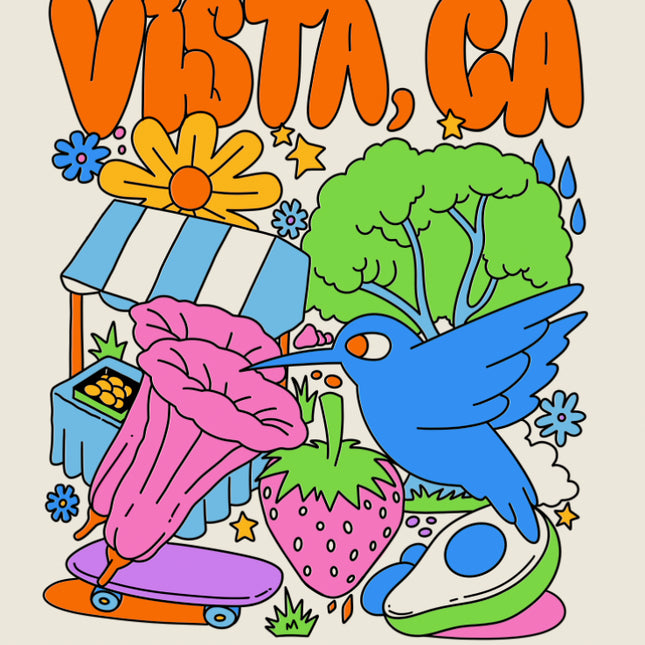 Vista Doodle Unisex Tee