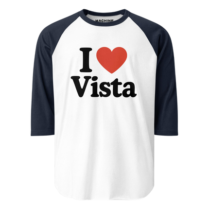 I Heart Vista 3/4 Sleeve Raglan Tee