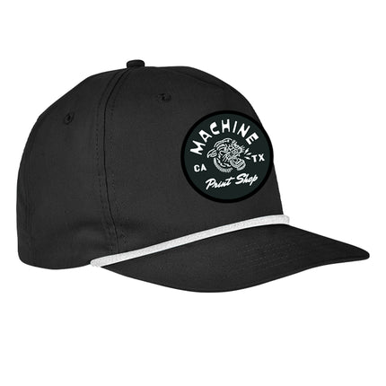 5 Panel Curved Bill Rope Cap