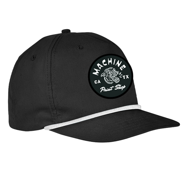 5 Panel Curved Bill Rope Cap