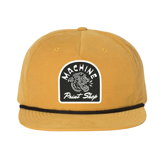 5 Panel Flat Bill Rope Cap