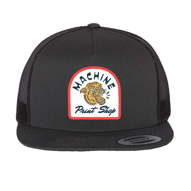 5 Panel Flat Bill Trucker Cap