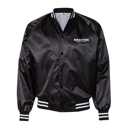 Machine Print Shop Satin Jacket
