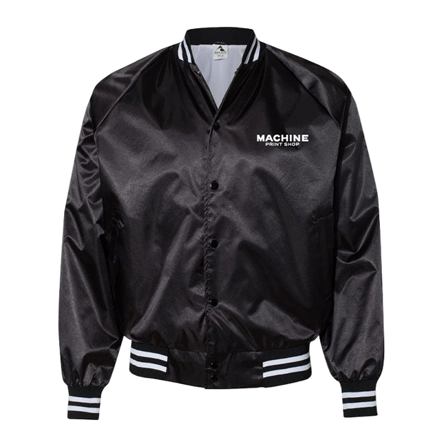 Machine Print Shop Satin Jacket