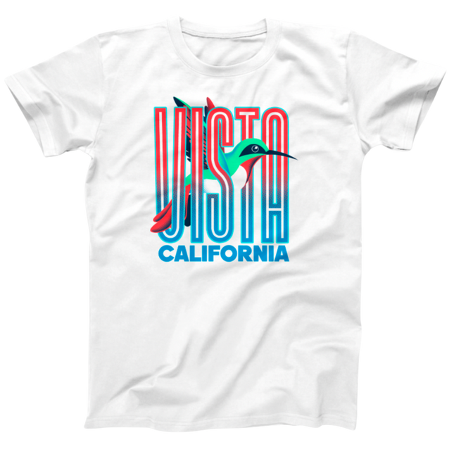 Vista Humming Bird Text Unisex Tee